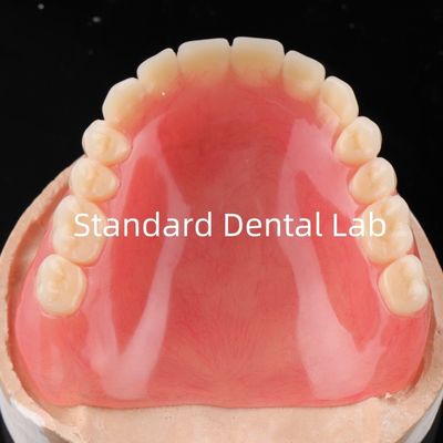 Beli Akrilik lengkap gigi palsu resin akrilik untuk gigi palsu akrilik lengkap gigi palsu China Dental Lab pembuatan online