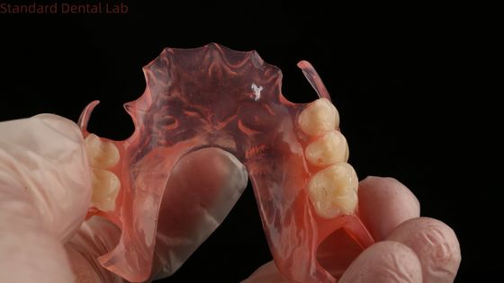 Beli Ace Teeth Pink/Dark TCS Valplast Fleksibel Parsial gigi palsu untuk Estetika Tinggi Dental 3D Print Model pembuatan online