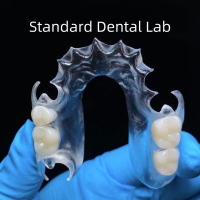 Dental Clear TCS Valplast Bagian Gigi Fleksibel Laboratorium Gigi Standar
