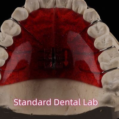 CE Dental Merah Ortodontik Gigi Palatal Expander Stabil Sekrup Expander