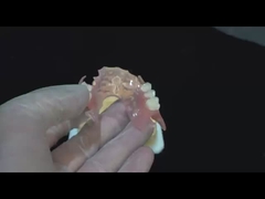 Ace Teeth Pink/Dark TCS Valplast Fleksibel Parsial gigi palsu untuk Estetika Tinggi Dental 3D Print Model
